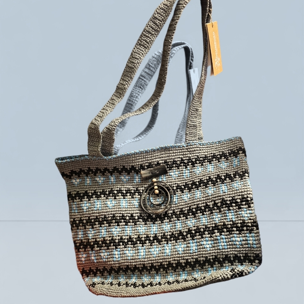 Chikumbuso Woven Tote Bag Sustainable New With Tags Made By Recycled Bags